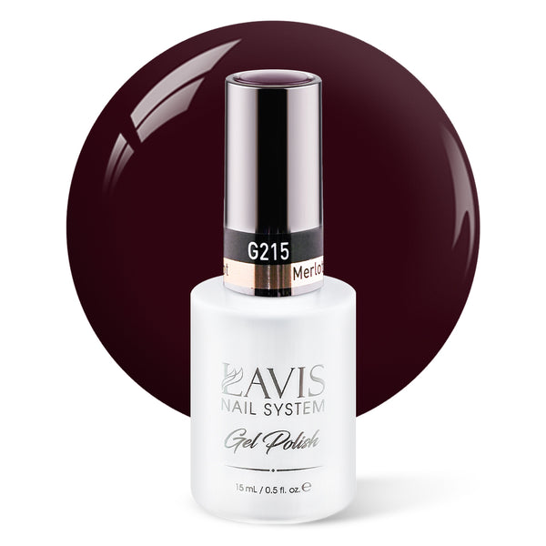 LAVIS 215 Merlot - Gel Polish 0.5 oz