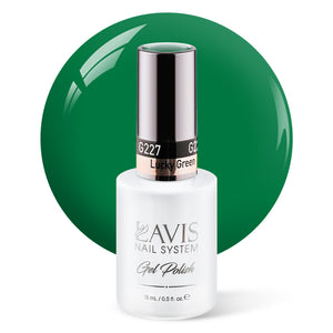 LAVIS 227 Lucky Green - Gel Polish 0.5 oz