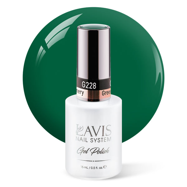 LAVIS 228 Greenery - Gel Polish 0.5 oz