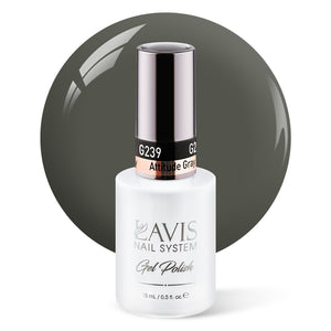 LAVIS 239 Attitude Gray - Gel Polish 0.5 oz