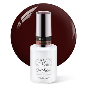 LAVIS 242 Brownie Red - Gel Polish 0.5oz