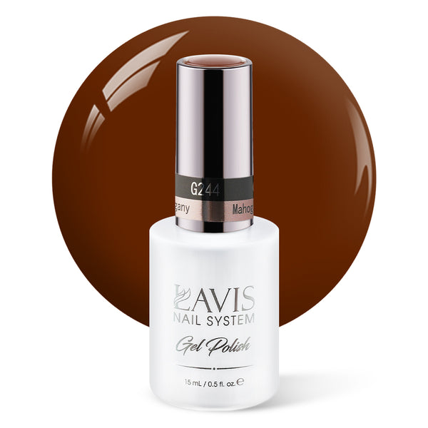 LAVIS 244 Mahogany - Gel Polish 0.5oz