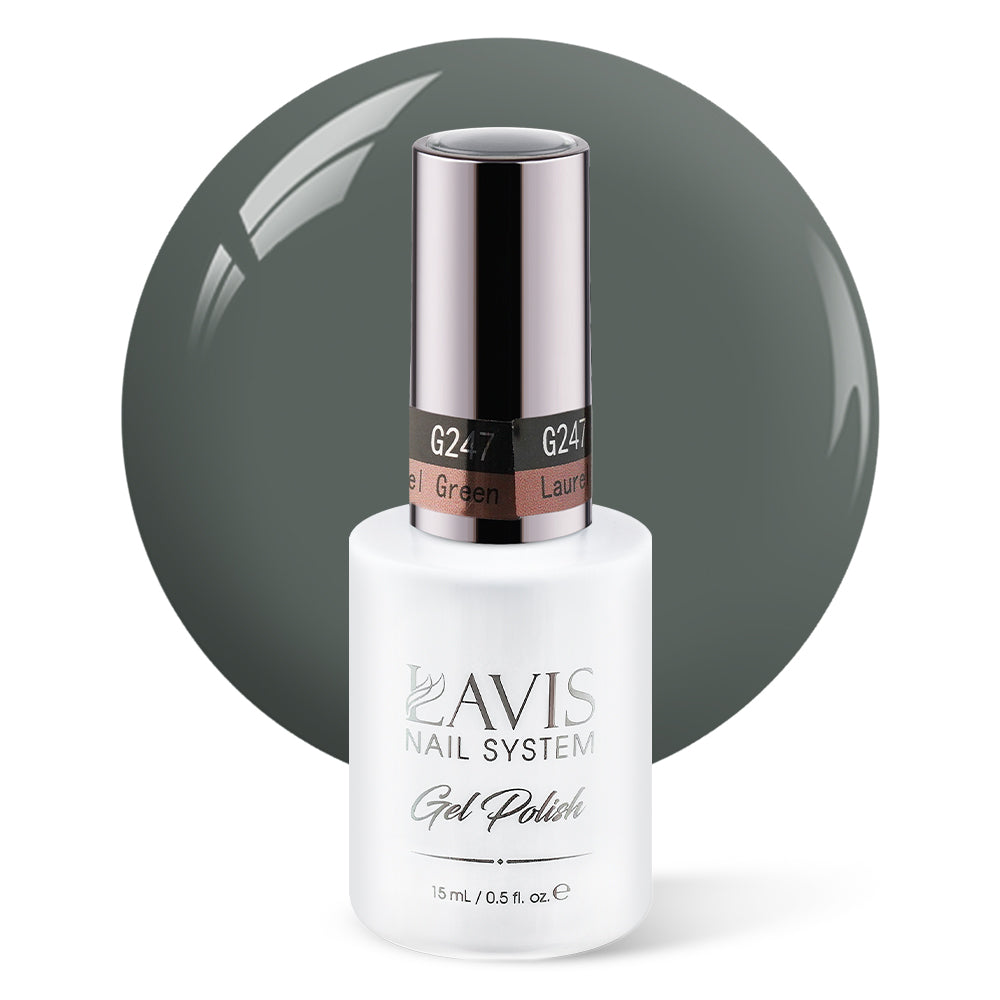 LAVIS 247 Laurel Green - Gel Polish 0.5oz