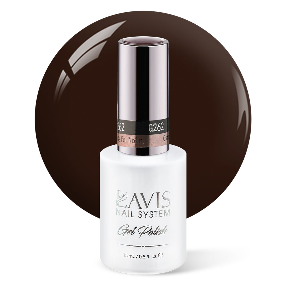 LAVIS 262 Cafe Noir - Gel Polish 0.5oz