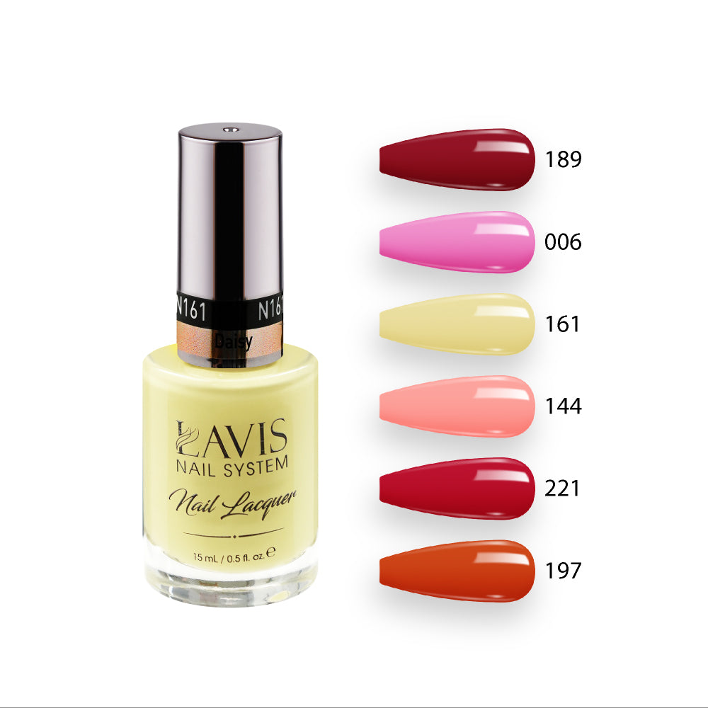 LAVIS Nail Lacquer Summer Set N3 (6 colors): 189, 006, 161, 144, 221, 197
