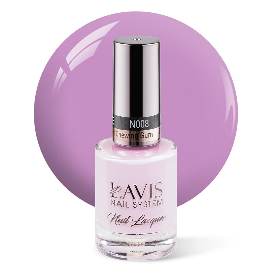 LAVIS Nail Lacquer - 008 Chewed Chewing Gum - 0.5oz