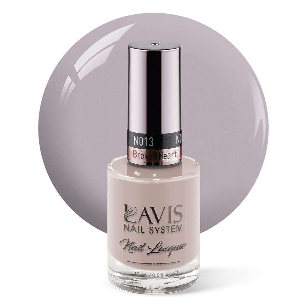 LAVIS Nail Lacquer - 013 Broken Heart - 0.5oz