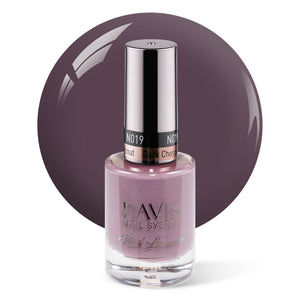 LAVIS Nail Lacquer - 019 Dark Chestnut - 0.5oz