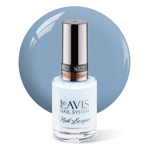 LAVIS Nail Lacquer - 022 Bluebird - 0.5oz