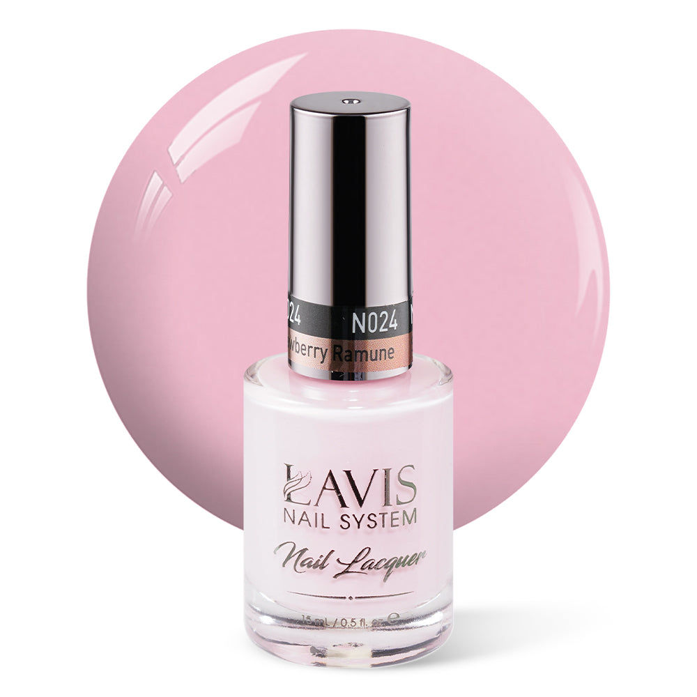 LAVIS Nail Lacquer - 024 Strawberry Ramune - 0.5oz