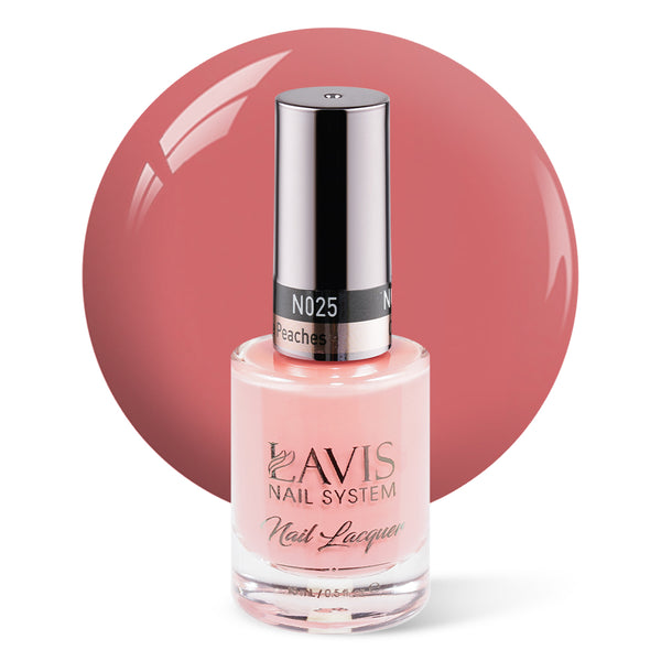 LAVIS Nail Lacquer - 025 Call Me Peaches - 0.5oz