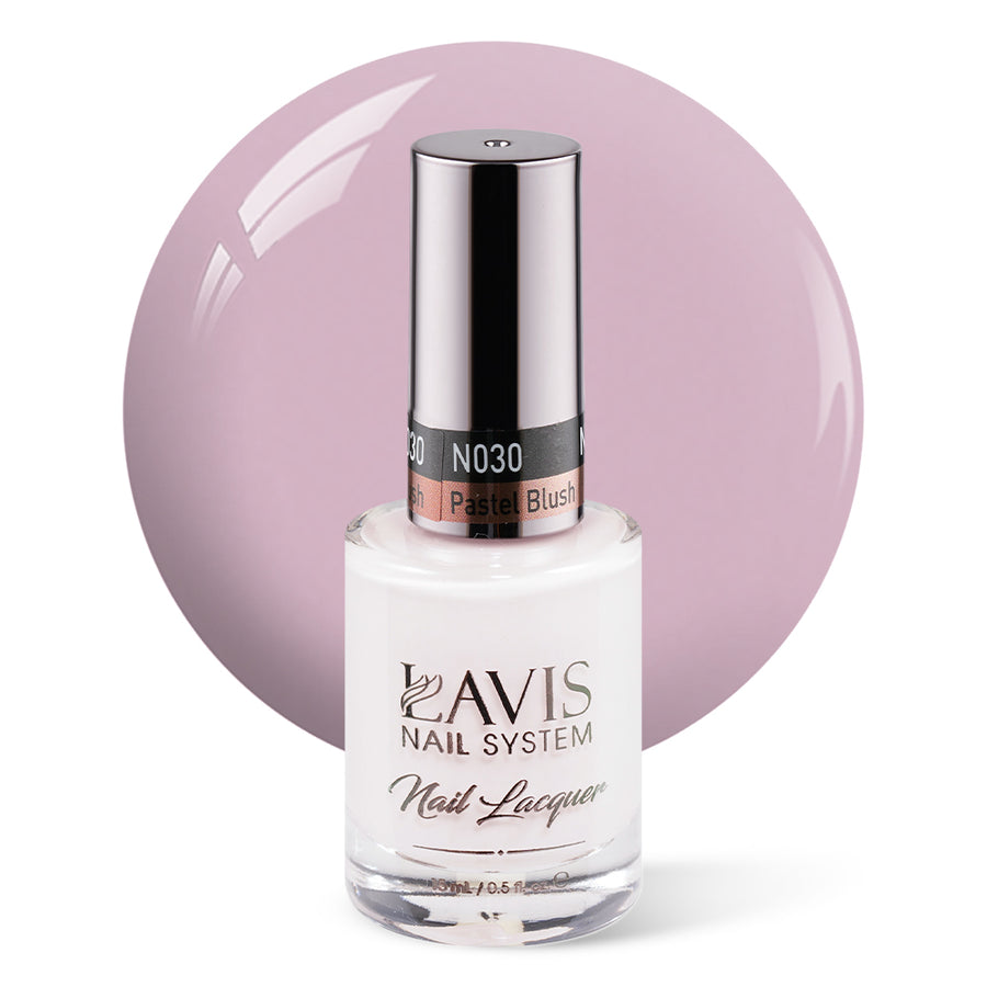 LAVIS Nail Lacquer - 030 Pastel Blush - 0.5oz