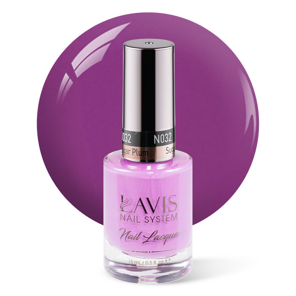 LAVIS Nail Lacquer - 032 Sugar Plum - 0.5oz