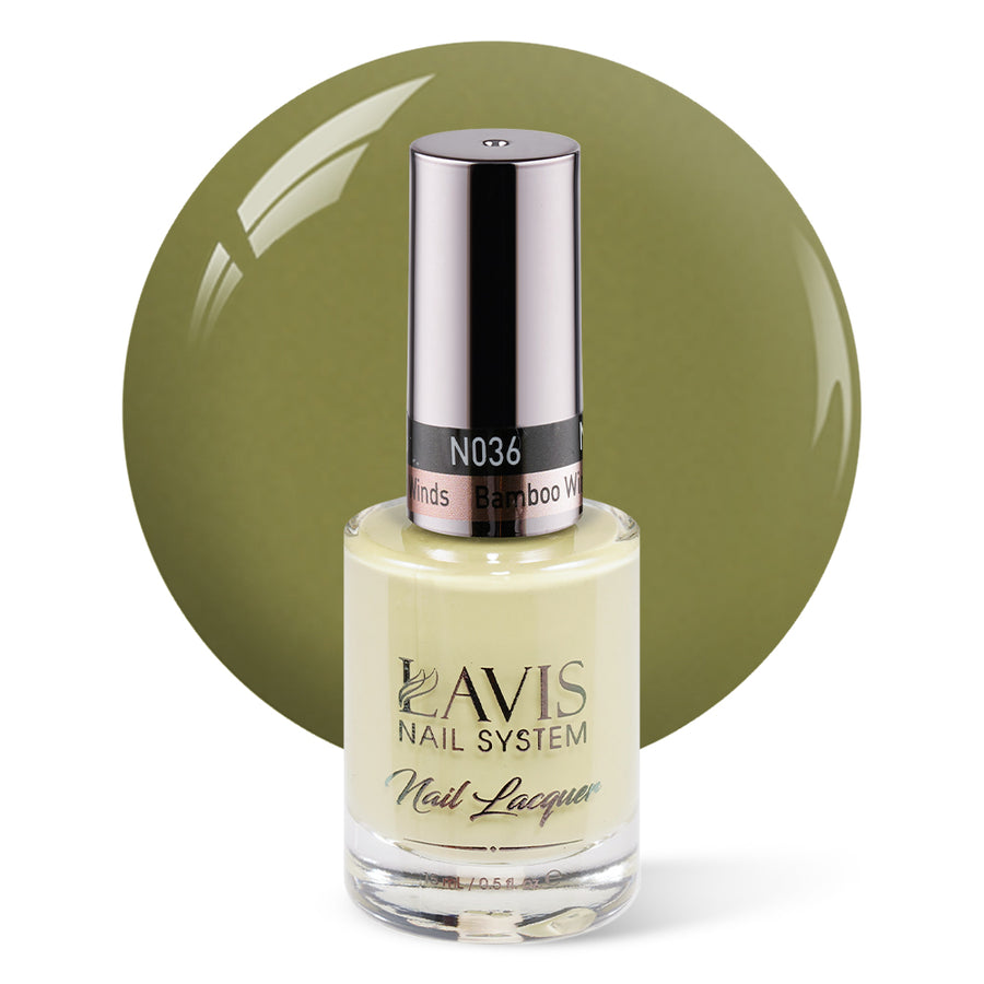 LAVIS Nail Lacquer - 036 Bamboo Winds - 0.5oz