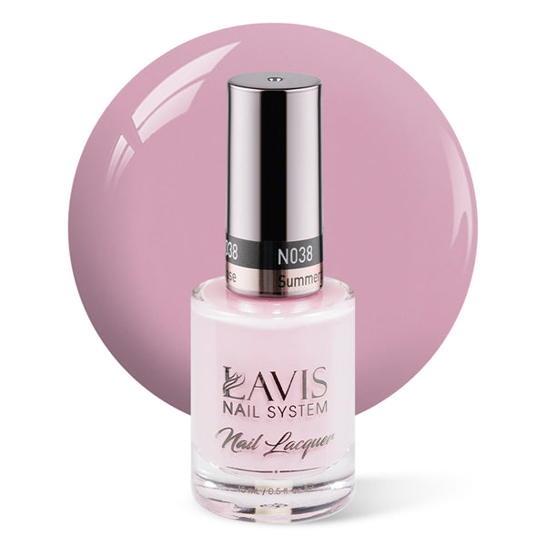 LAVIS Nail Lacquer - 038 Summertime Rose - 0.5oz