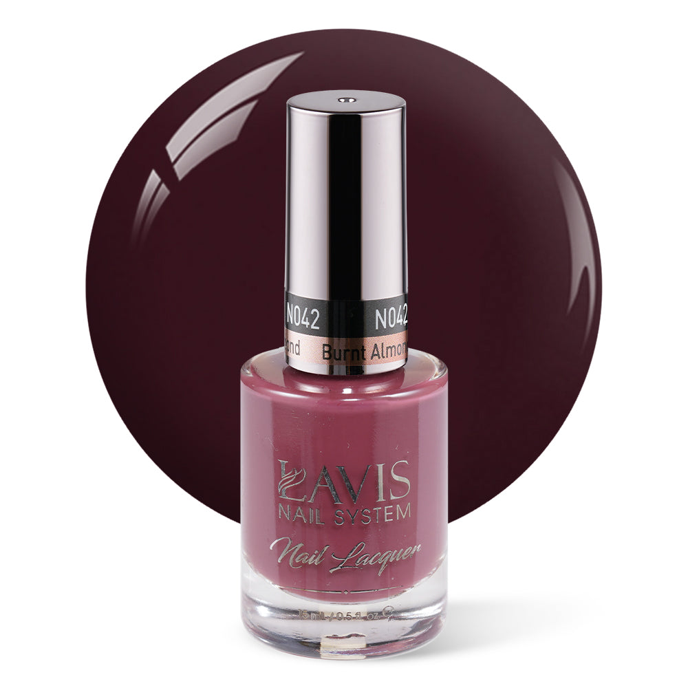 LAVIS Nail Lacquer - 042 Burnt Almond - 0.5oz