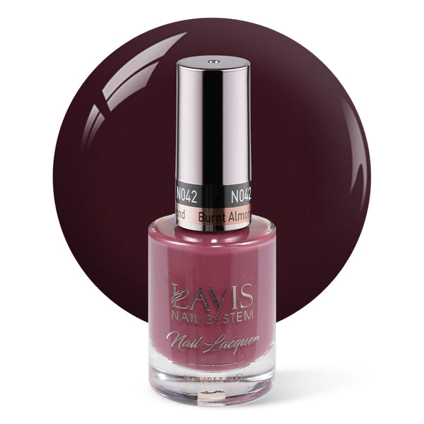 LAVIS Nail Lacquer - 042 Burnt Almond - 0.5oz