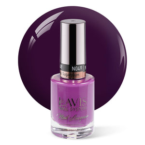 LAVIS Nail Lacquer - 049 Royal Sugarplum - 0.5oz