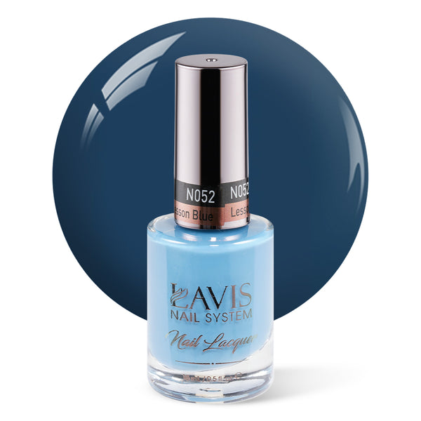 LAVIS Nail Lacquer - 052 Lesson Blue - 0.5oz