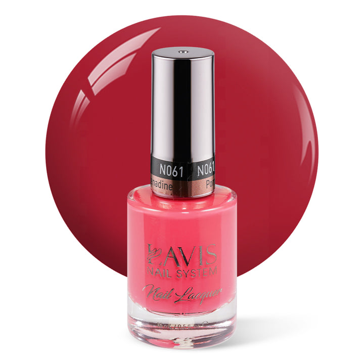 LAVIS Nail Lacquer - 061 Pomegrenadine - 0.5oz