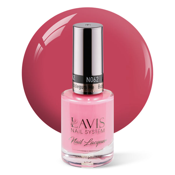 LAVIS Nail Lacquer - 062 Bubblegum Me - 0.5oz