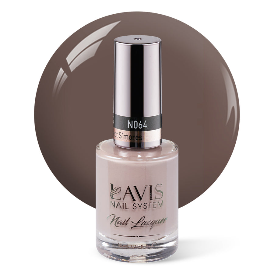 LAVIS Nail Lacquer - 064 Perfect S'mores - 0.5oz