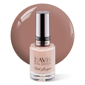 LAVIS Nail Lacquer - 069 Cocoa Brown - 0.5oz