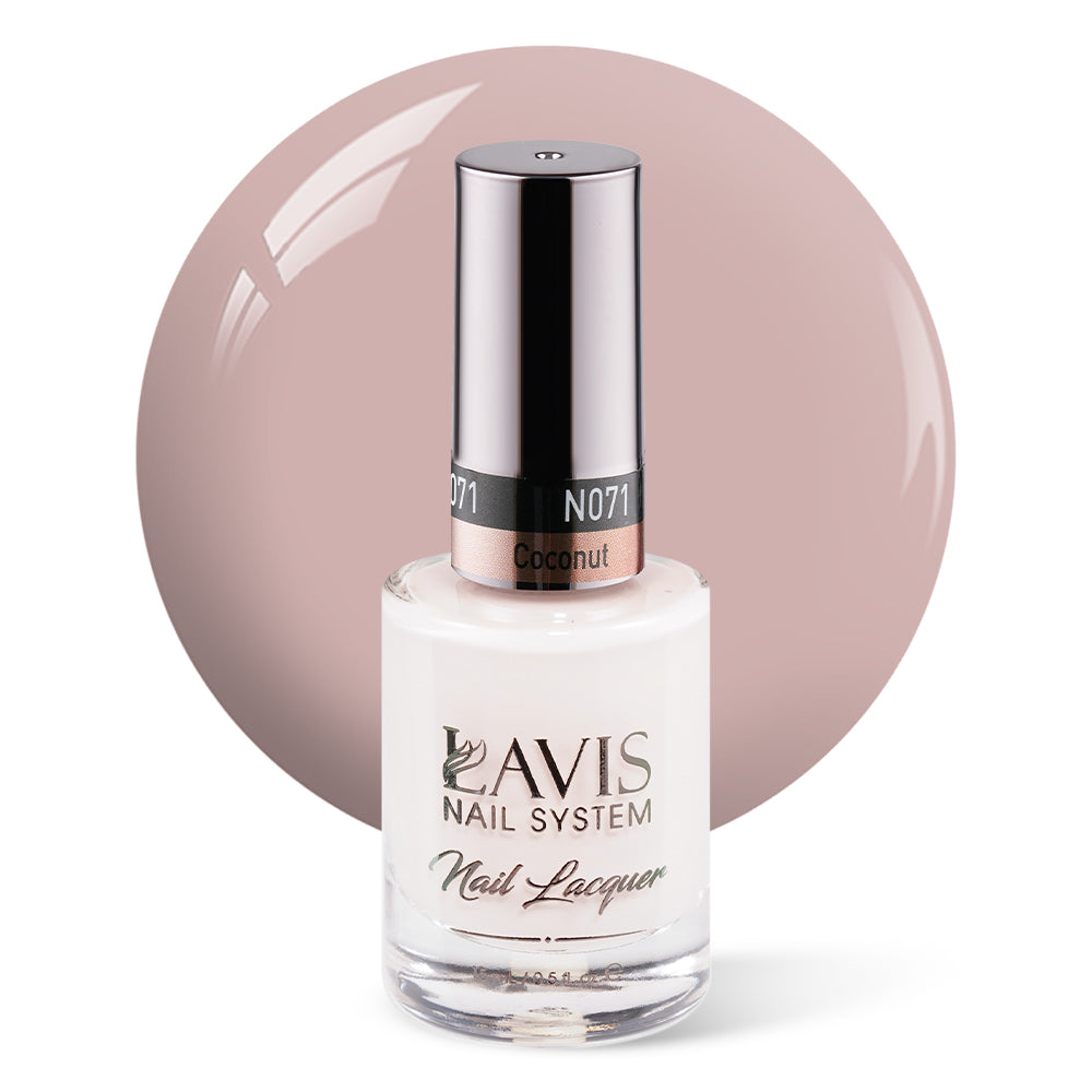 LAVIS Nail Lacquer - 071 Coconut - 0.5oz