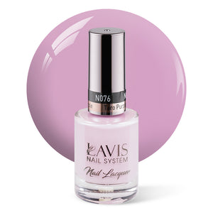 LAVIS Nail Lacquer - 076 Taro Purple - 0.5oz