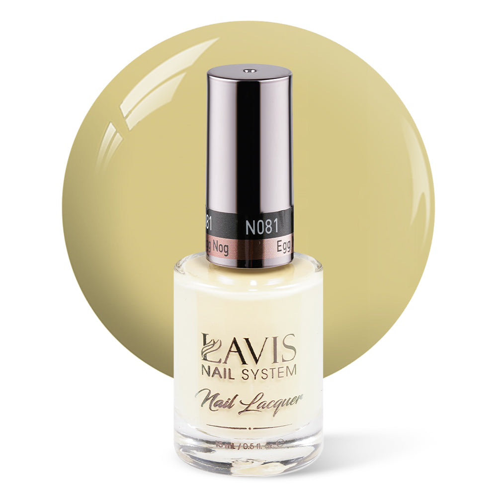 LAVIS Nail Lacquer - 081 Egg Nog - 0.5oz