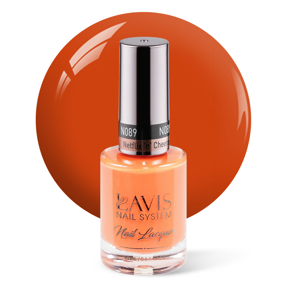 LAVIS Nail Lacquer - 089 Netflix 'n' Cheetos - 0.5oz