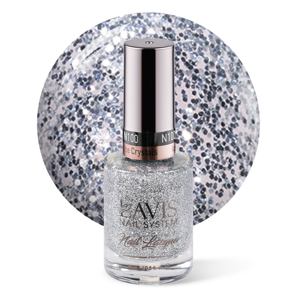 LAVIS Nail Lacquer - 100 Ice Crystals - 0.5oz