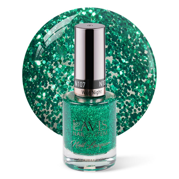 LAVIS Nail Lacquer - 107 Wild Night - 0.5oz