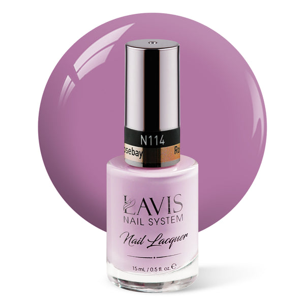 LAVIS Nail Lacquer - 114 Rosebay - 0.5oz