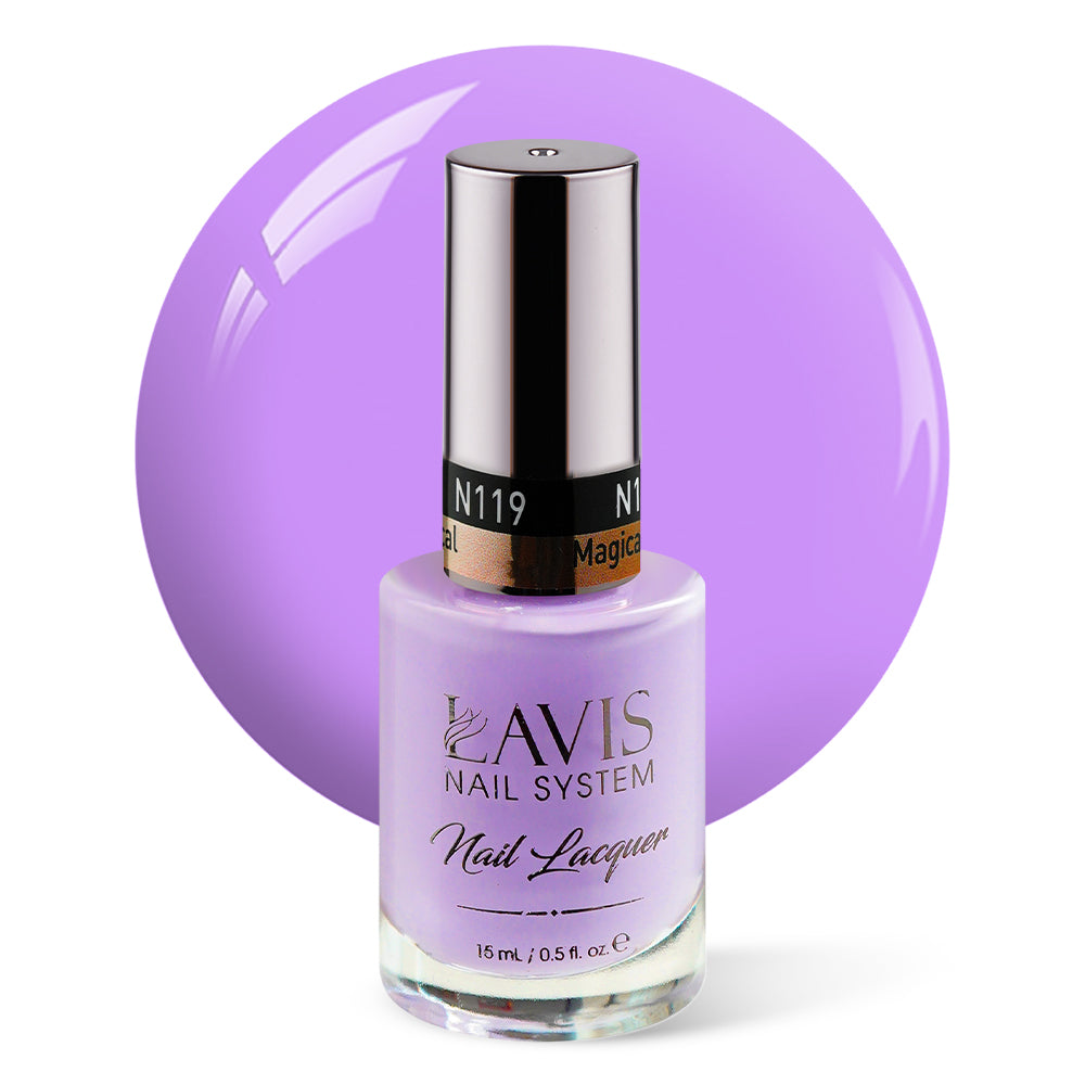 LAVIS Nail Lacquer - 119 Magical - 0.5oz