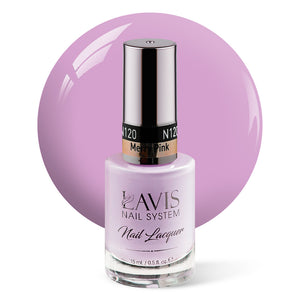 LAVIS Nail Lacquer - 120 Merry Pink - 0.5oz