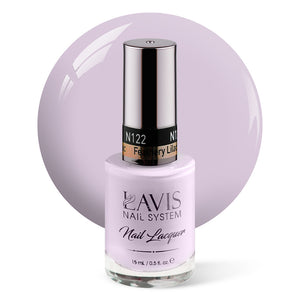 LAVIS Nail Lacquer - 122 Feathery Lilac - 0.5oz