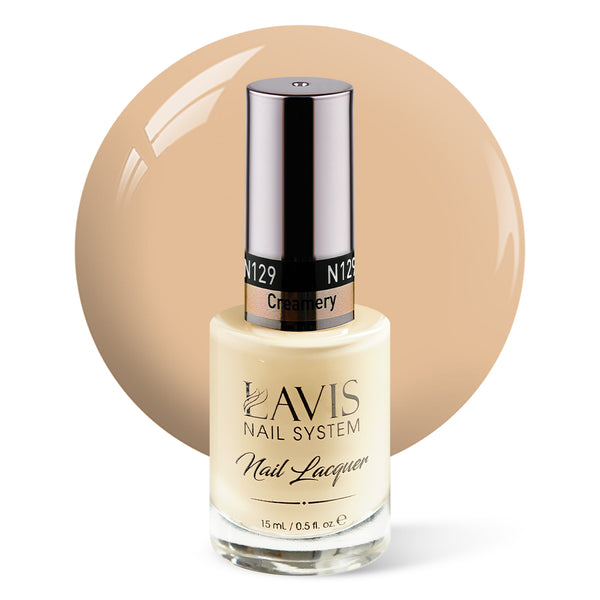 LAVIS Nail Lacquer - 129 Creamery - 0.5oz