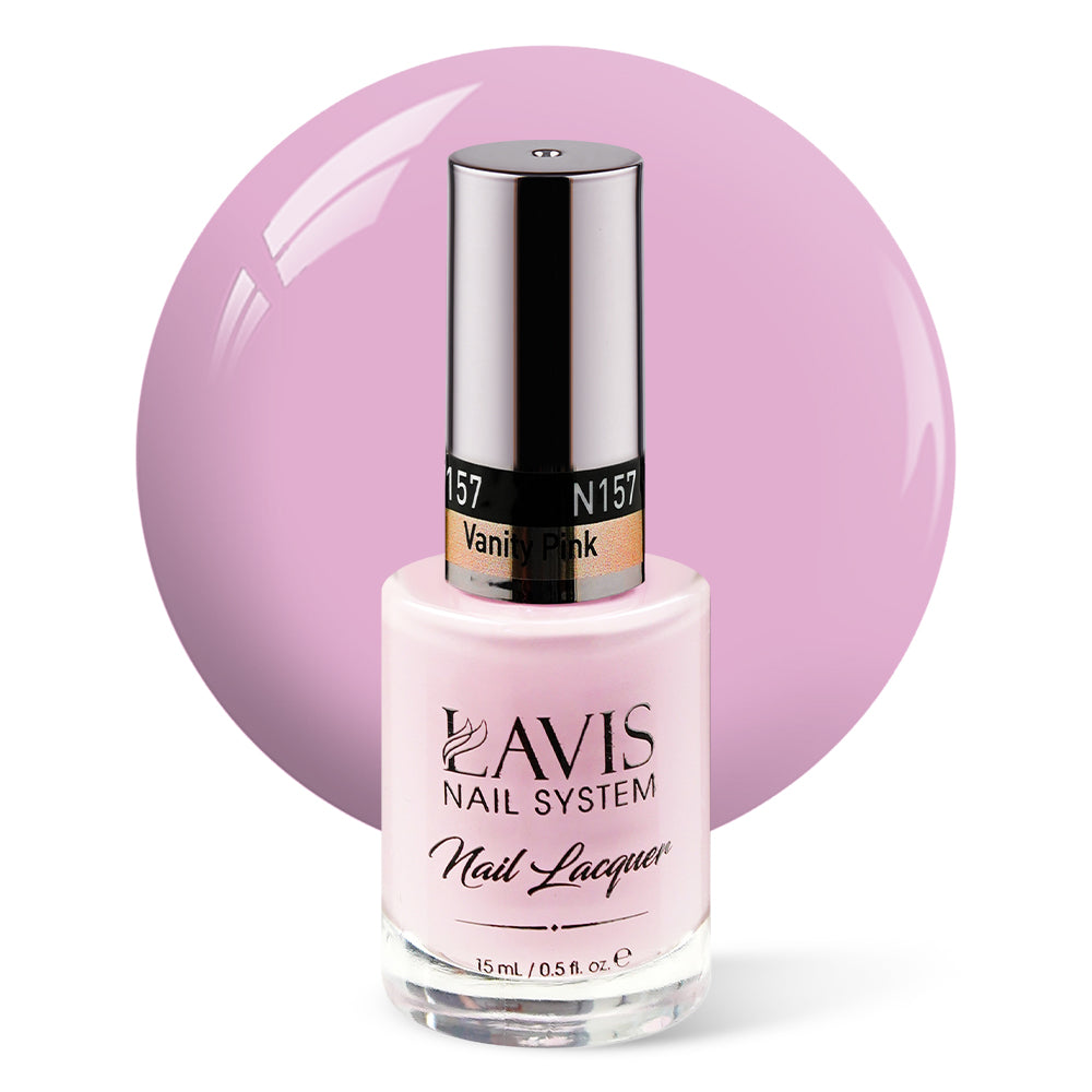 LAVIS Nail Lacquer - 157 Vanity Pink - 0.5oz