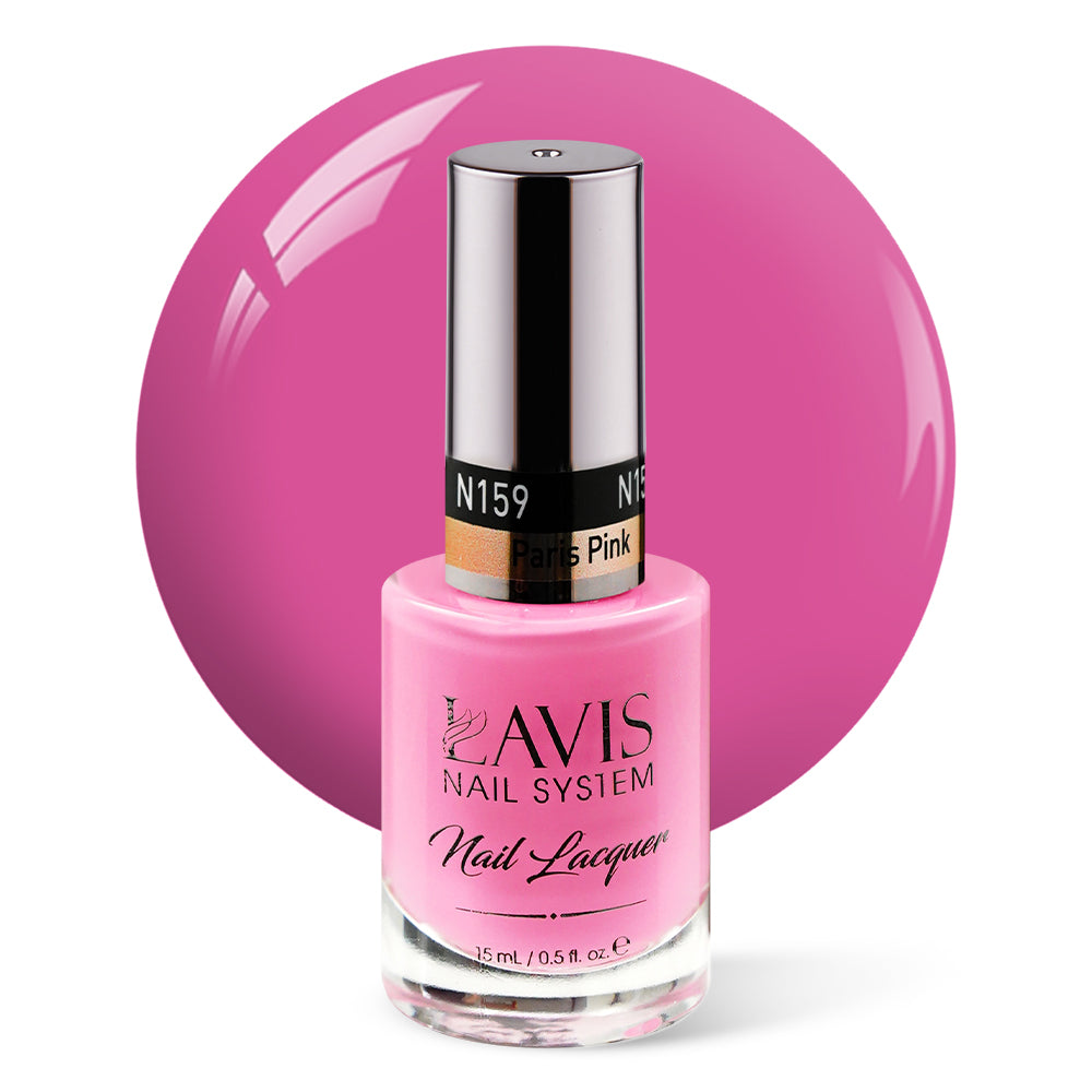 LAVIS Nail Lacquer - 159 Paris Pink - 0.5oz