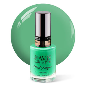 LAVIS Nail Lacquer - 173 Frosted Emerald - 0.5oz