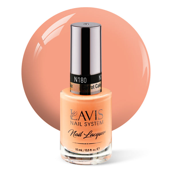 LAVIS Nail Lacquer - 180 Carrot Cake - 0.5oz