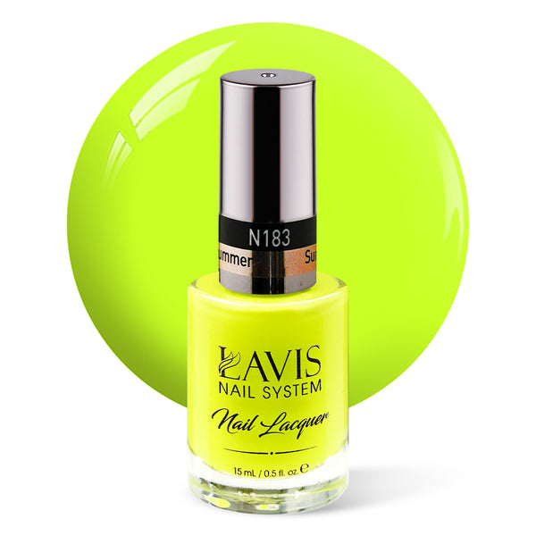 LAVIS Nail Lacquer - 183 Summer - 0.5oz