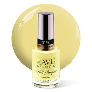 LAVIS Nail Lacquer - 185 Lemon Twist - 0.5oz