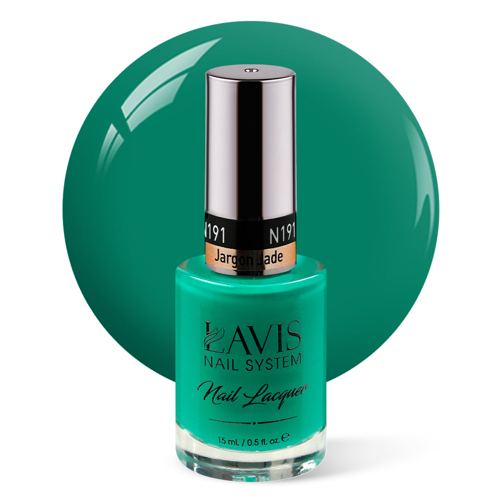 LAVIS Nail Lacquer - 191 Jargon Jade - 0.5oz