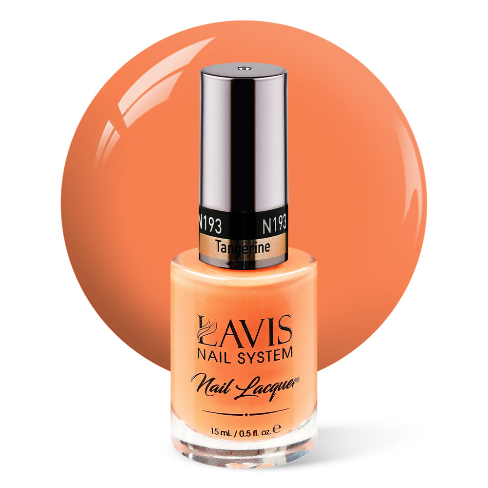 LAVIS Nail Lacquer - 193 Tangerine - 0.5oz