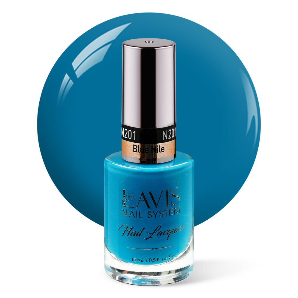 LAVIS Nail Lacquer - 201 Blue Nile - 0.5oz