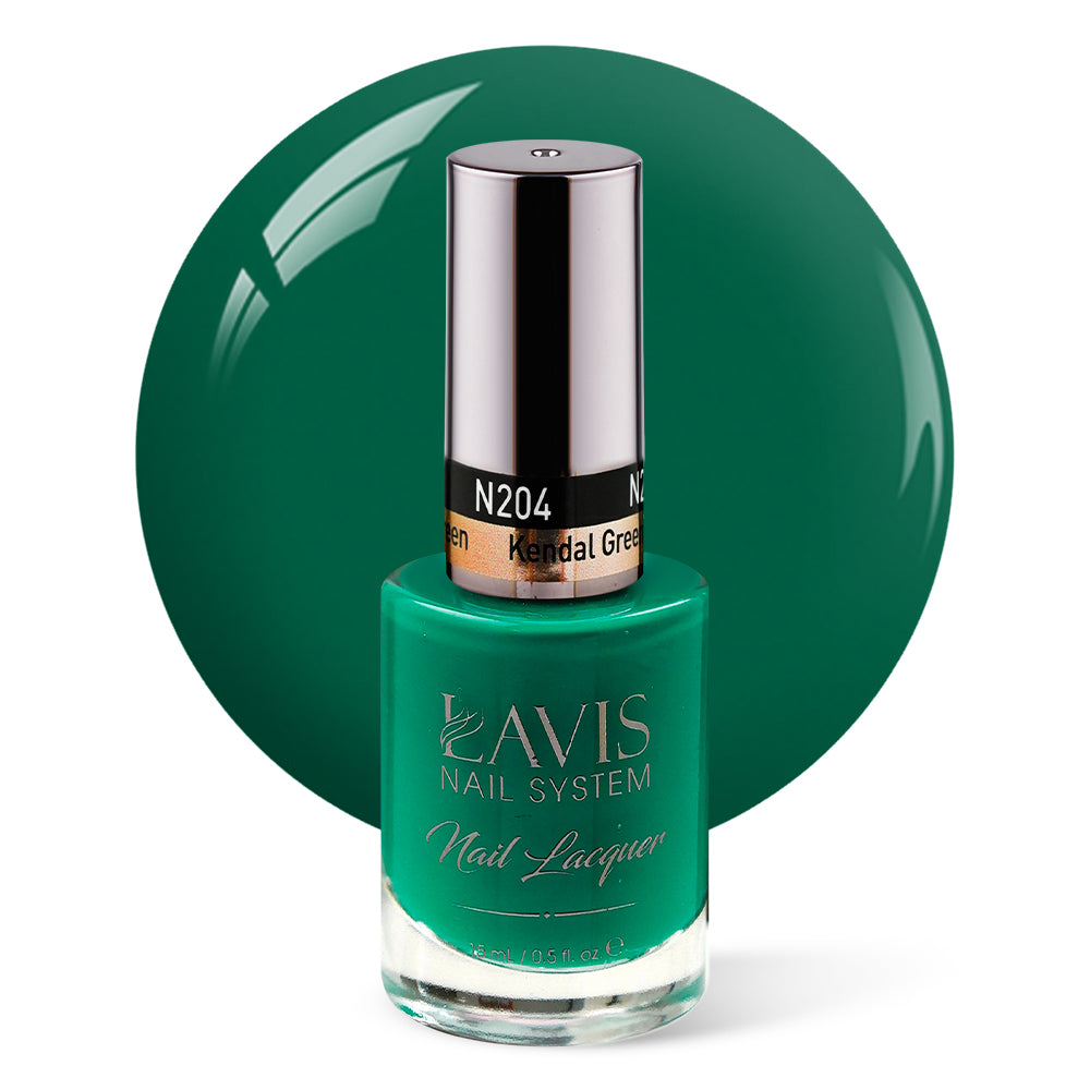 LAVIS Nail Lacquer - 204 Kendal Green - 0.5oz