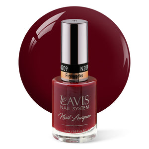 LAVIS Nail Lacquer - 209 Fireworks - 0.5oz