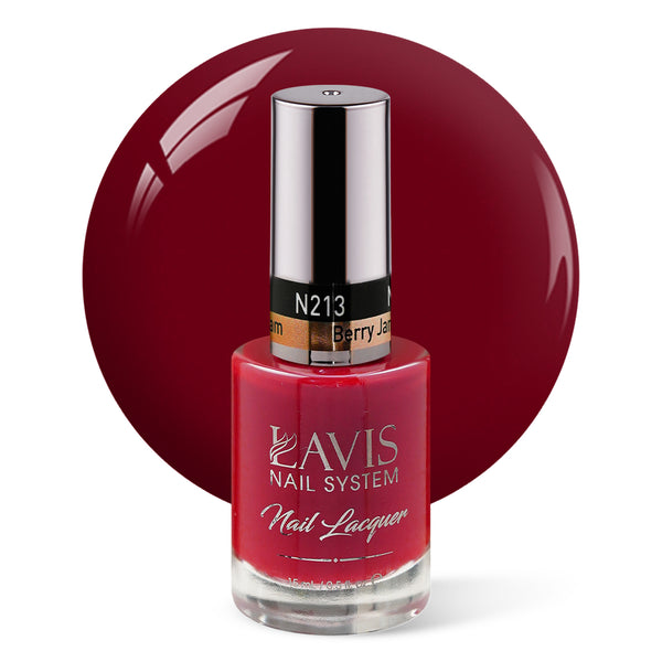 LAVIS Nail Lacquer - 213 Berry Jam - 0.5oz